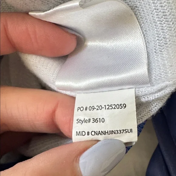 Augusta Sportswear Royal/White Satin Jacket - Size M - Picture 16 of 16